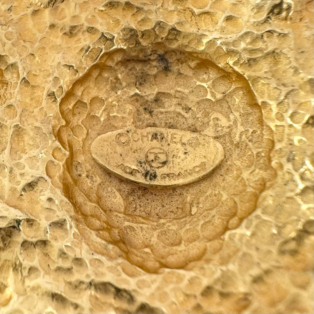 Chanel Lion Motif Gold Plated Brooch — view 5