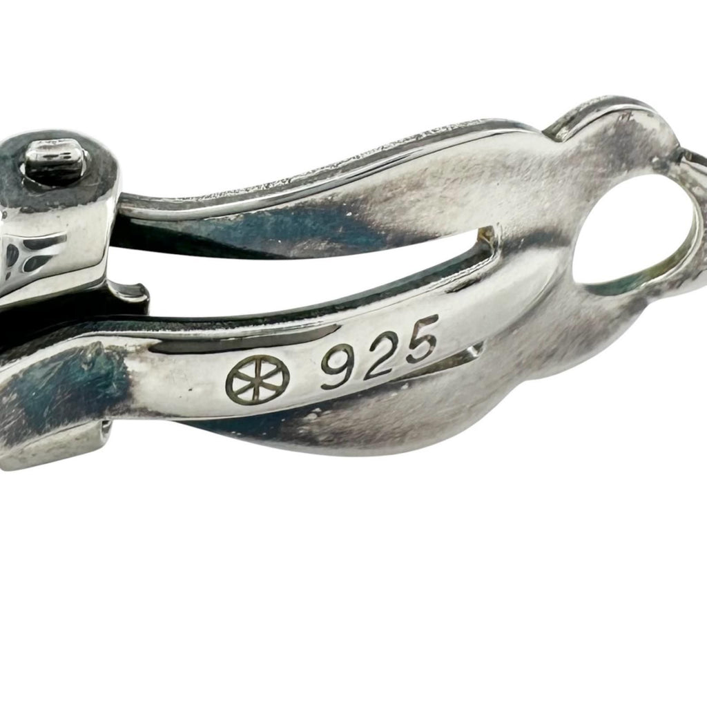 Chanel Silver Earrings — view 5