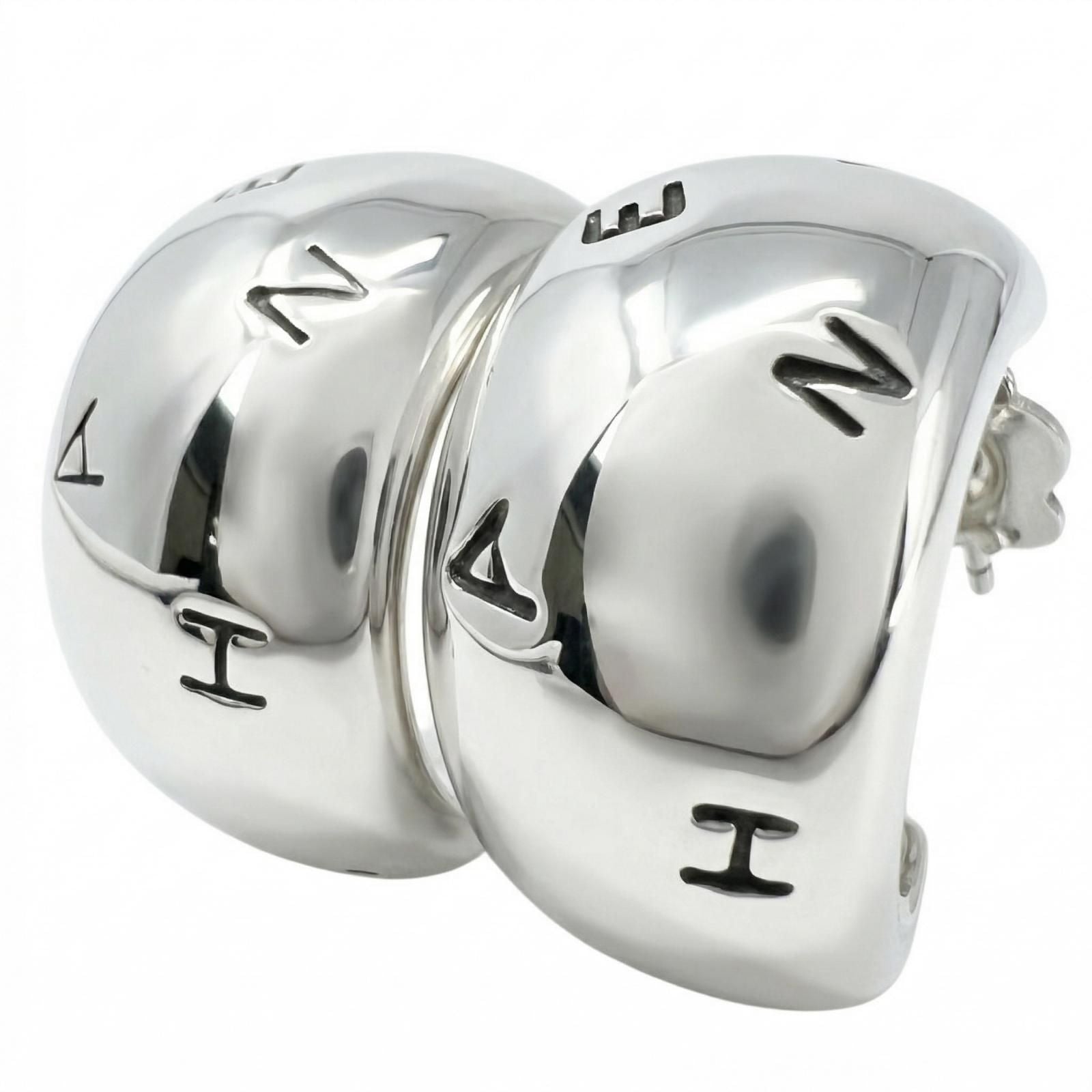 Chanel Silver Earrings — view 6