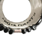 Gucci Anga Forest Silver Black Ring — view 5