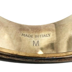 Louis Vuitton LV Logo Silver Brown Ring — view 5
