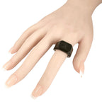 Louis Vuitton LV Logo Silver Brown Ring — view 7