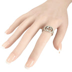 Gucci Interlocking Silver Ring — view 7