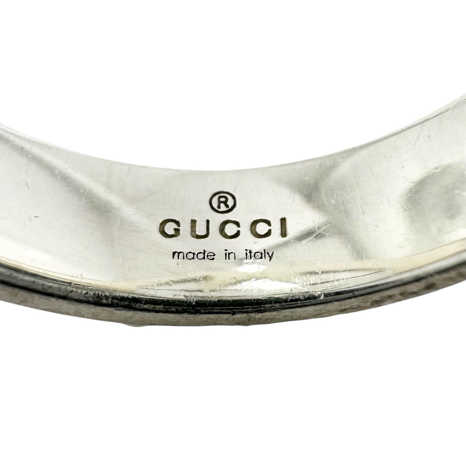 Gucci Interlocking Silver Ring — view 6