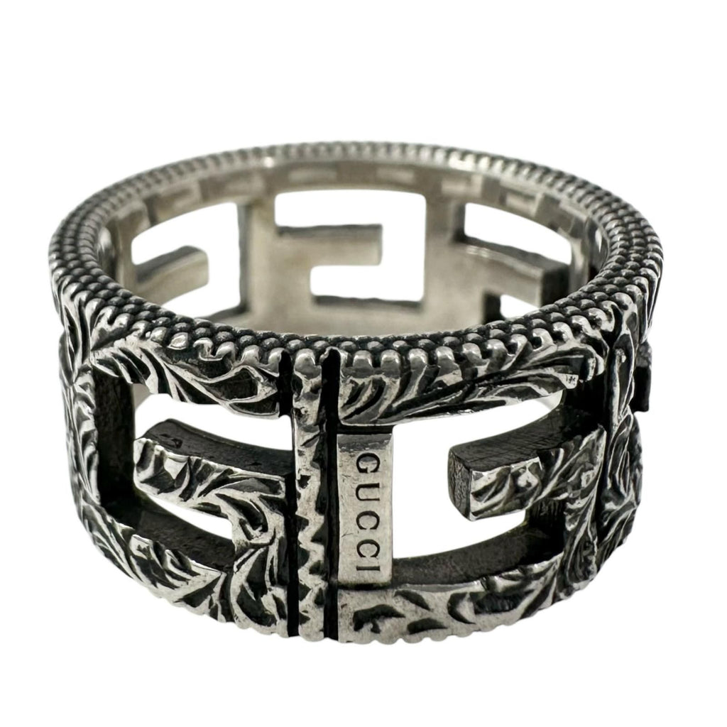 Gucci Square Silver Ring — view 3
