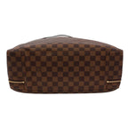 Louis Vuitton Dorsoduro Damier Ebene Leather Brown Shoulder Bag Gold — view 4