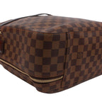Louis Vuitton Dorsoduro Damier Ebene Leather Brown Shoulder Bag Gold — view 6