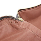 Louis Vuitton Dorsoduro Damier Ebene Leather Brown Shoulder Bag Gold — view 9