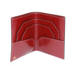 Hermes Box Calf Red Bifold Wallet Gold — view 7