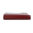 Hermes Box Calf Red Bifold Wallet Gold — view 4