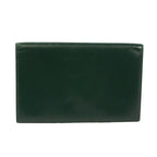 Hermes Bifold Box Calf Green Wallet Gold — view 3