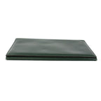 Hermes Bifold Box Calf Green Wallet Gold — view 4