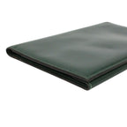 Hermes Bifold Box Calf Green Wallet Gold — view 6