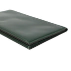 Hermes Bifold Box Calf Green Wallet Gold — view 5