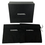 Chanel Bootie 37.5 C White CC Logo Leather Boot — view 7
