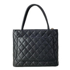Chanel Tote Reissue Black Silver — view 3