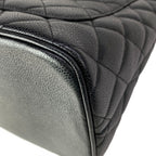 Chanel Tote Reissue Black Silver — view 9
