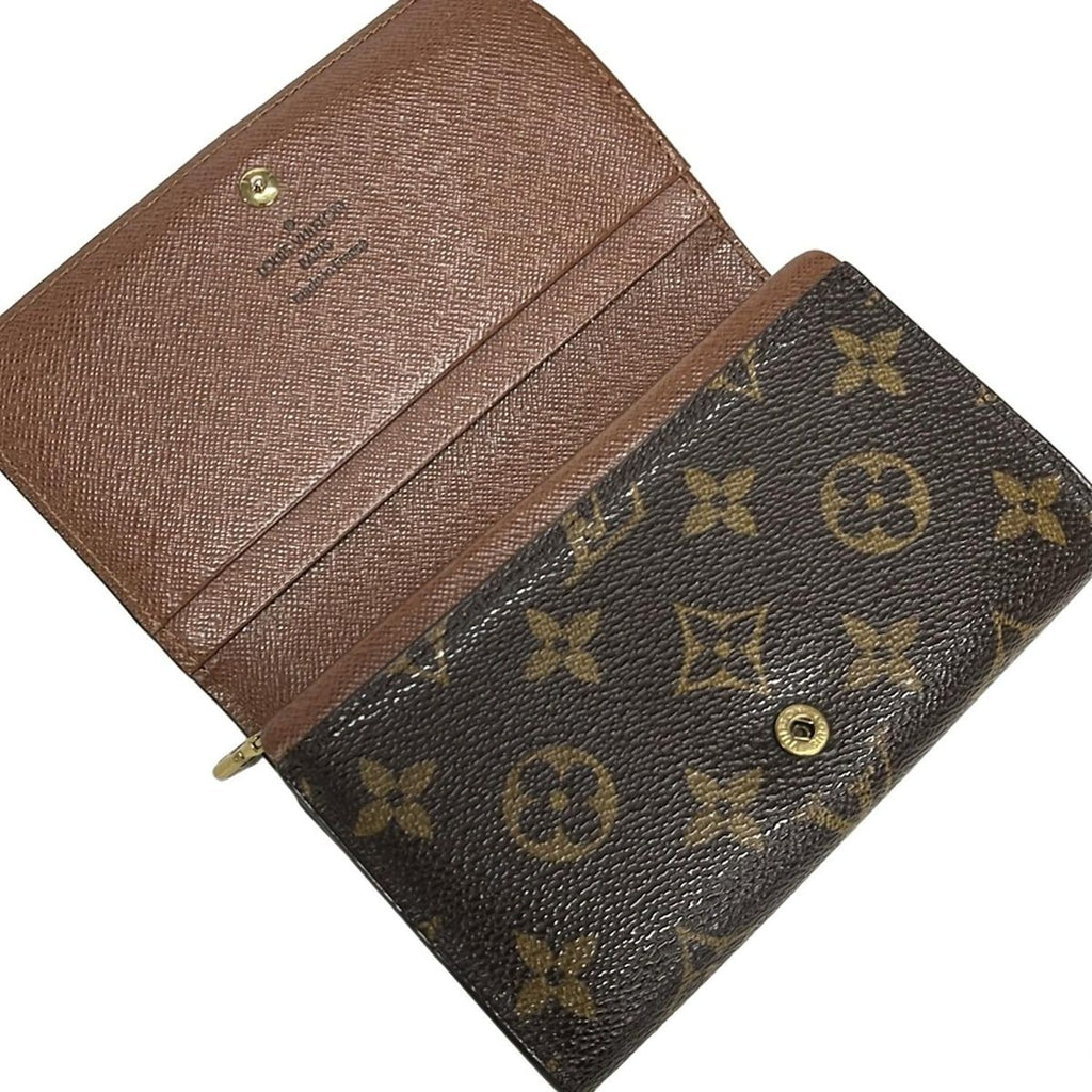 Louis Vuitton Bifold Wallet Monogram Portefeuille Tresor — view 3