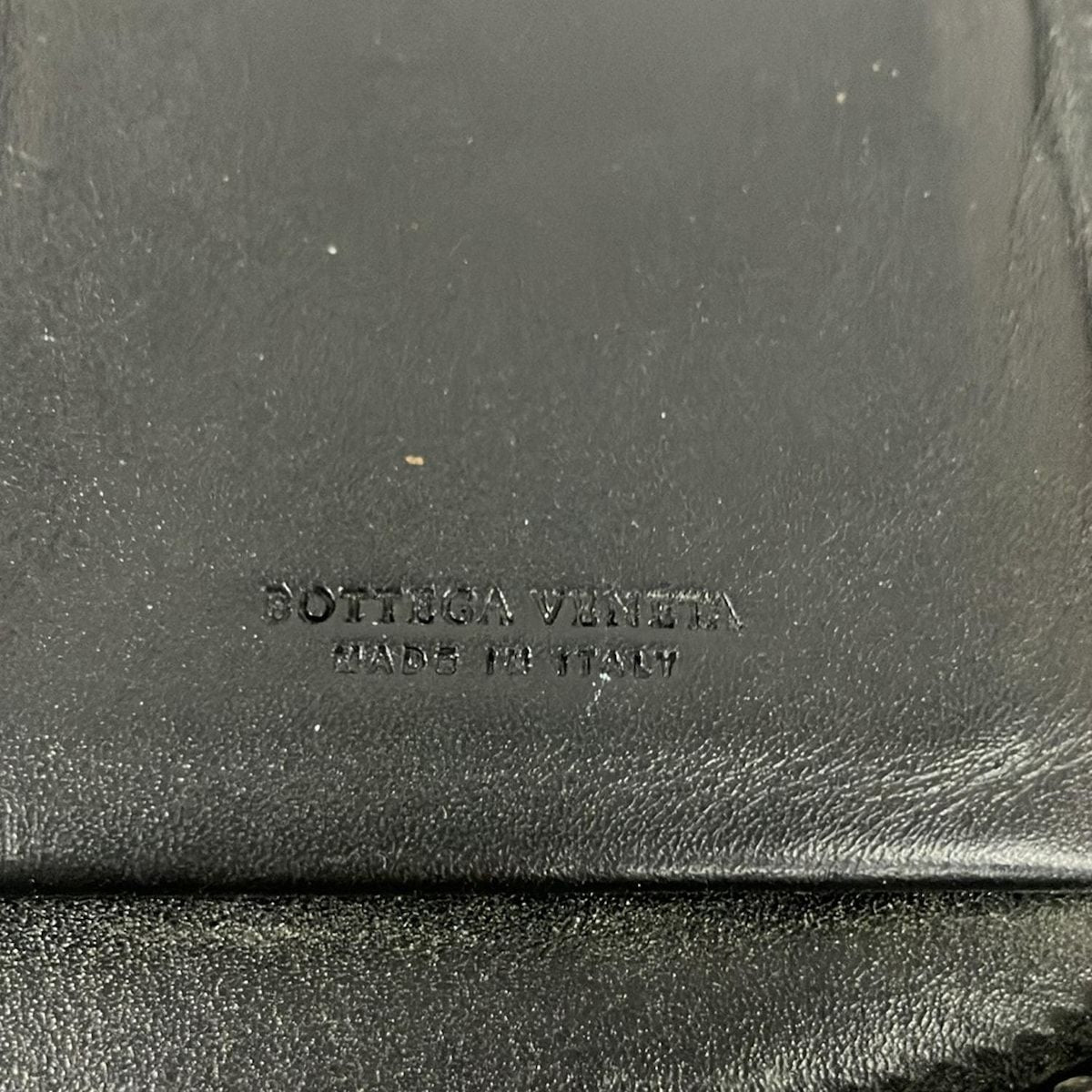 Bottega Veneta Wallet Intrecciato Black Zip Around Leather with Handle — view 6