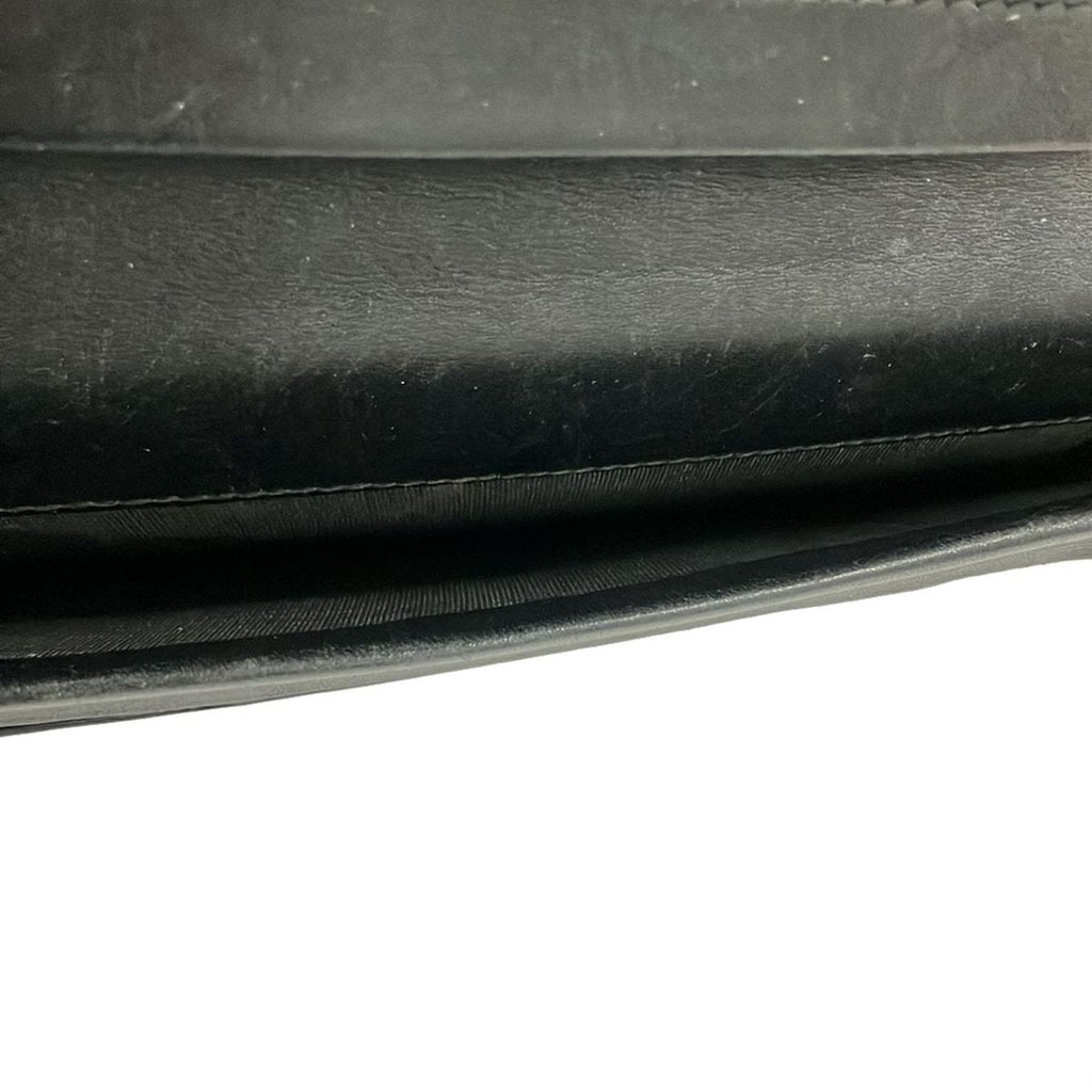Bottega Veneta Wallet Intrecciato Black Zip Around Leather with Handle — view 4