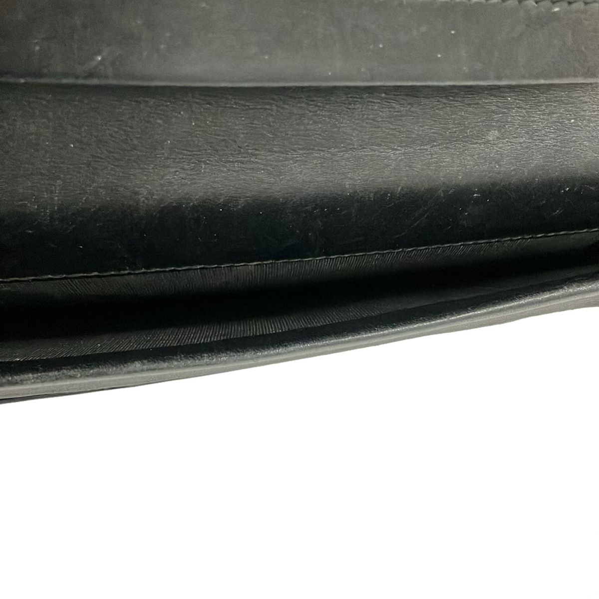 Bottega Veneta Wallet Intrecciato Black Zip Around Leather with Handle — view 4