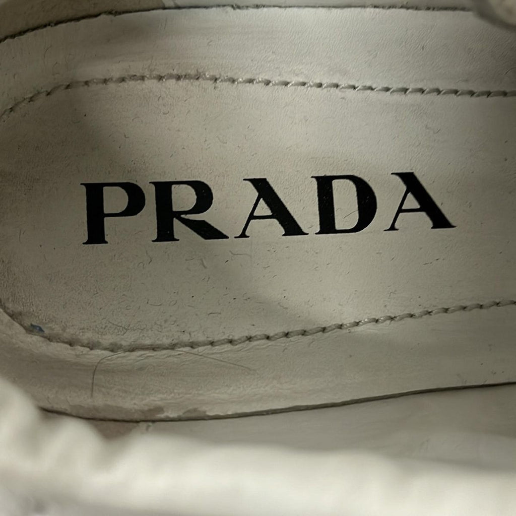 Prada Sneakers 37.5 White Leather — view 5