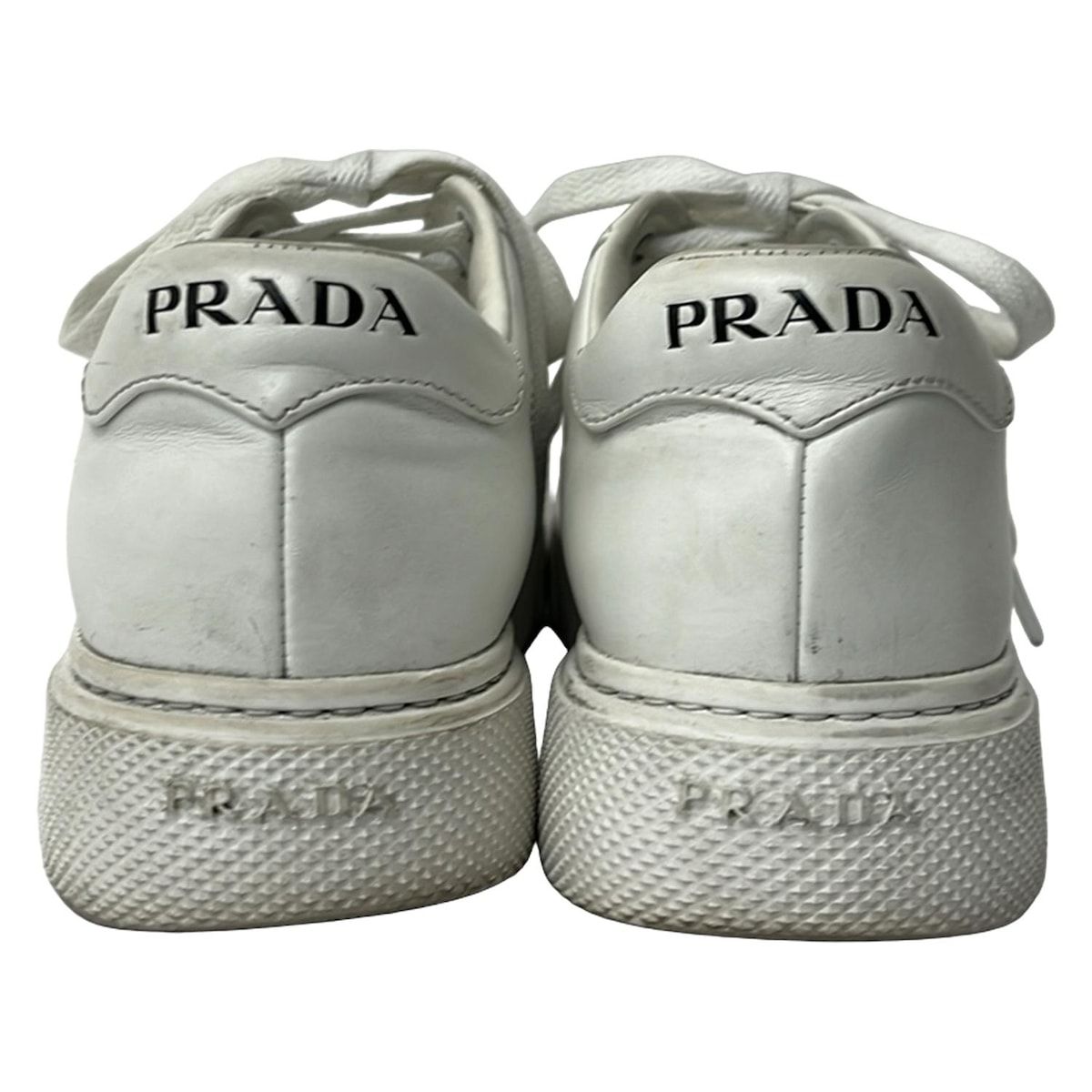 Prada Sneakers 37.5 White Leather — view 3