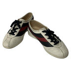 Gucci Sneakers 8.5 White Black Red Leather — view 2