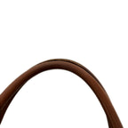 Celine Handbag Macadam Pattern Brown Dark Mini Boston Leather — view 9