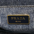 Prada Tote Canapa Navy 2-Way — view 9
