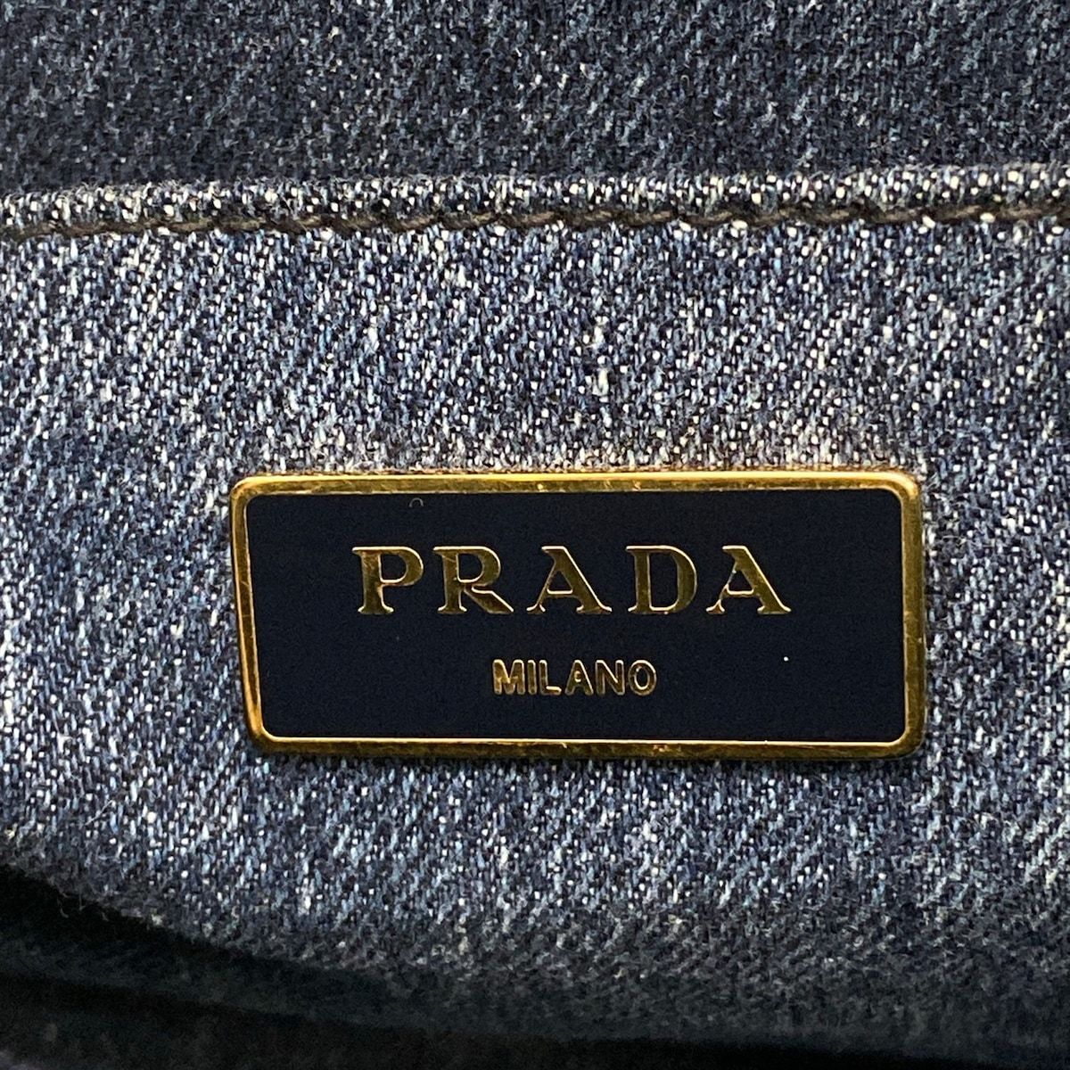 Prada Tote Canapa Navy 2-Way — view 9