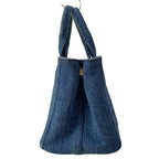 Prada Tote Canapa Navy 2-Way — view 4