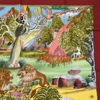 Hermes Carre 90 Nuba Mountain Scarf Silk 100% — view 5