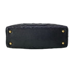 Chanel Handbag Quilted Black Mini Boston Gold — view 5