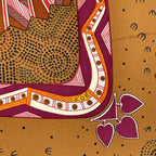 Hermes Silk Scarf Carre 90 Reve D'australie Australian Dream Blawan — view 7