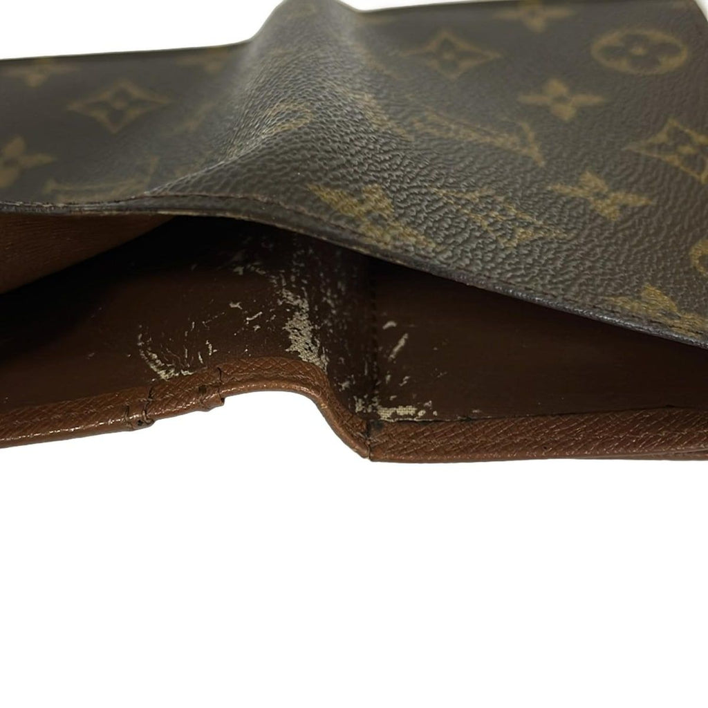 Louis Vuitton Bifold Wallet Monogram Porte Monet Viet Viennois Leather — view 6