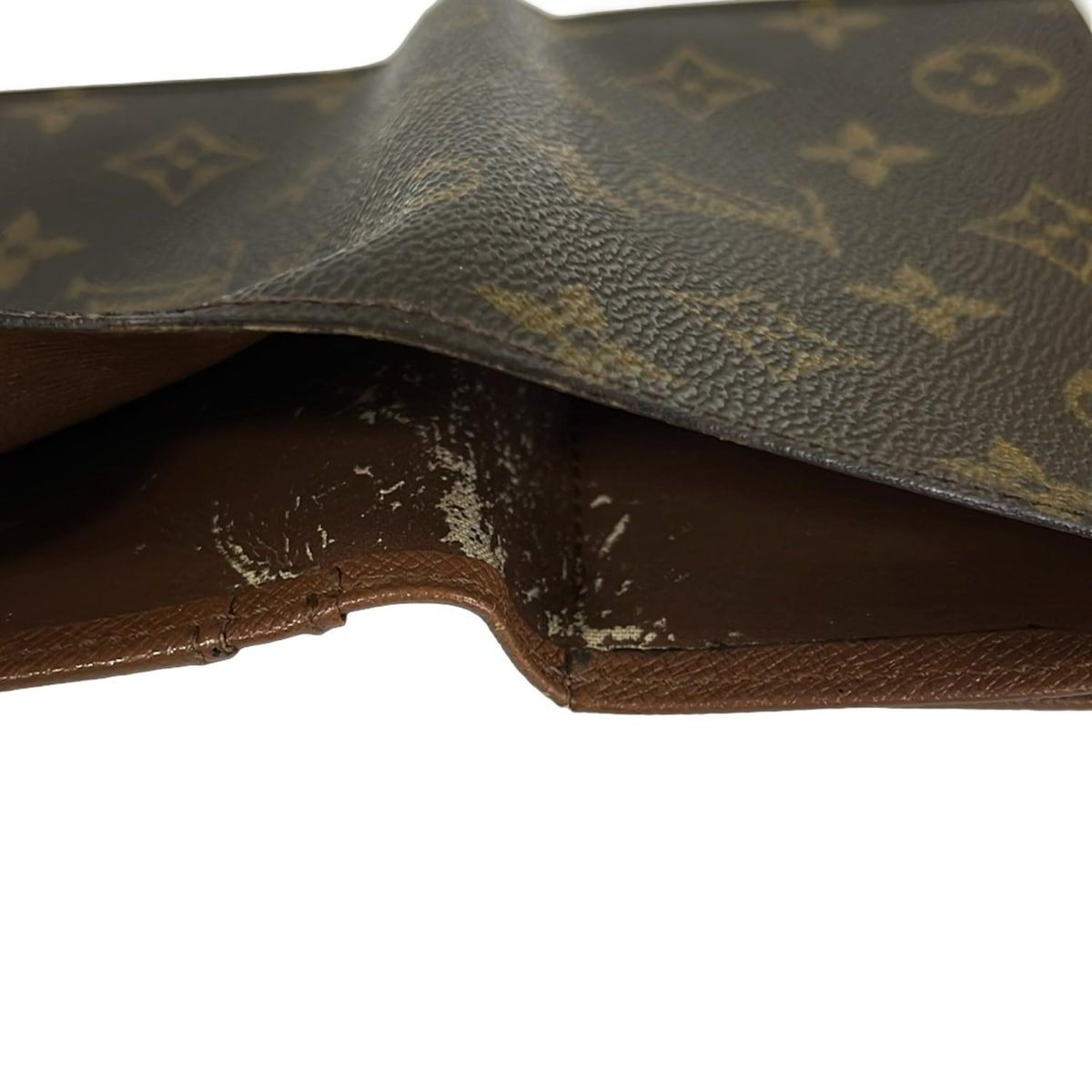Louis Vuitton Bifold Wallet Monogram Porte Monet Viet Viennois Leather — view 6