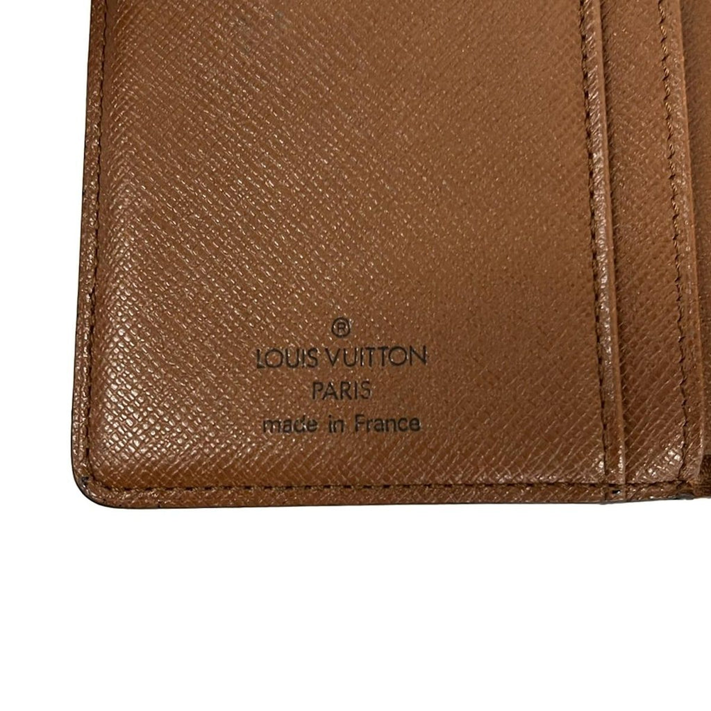 Louis Vuitton Bifold Wallet Monogram Porte Monet Viet Viennois Leather — view 5