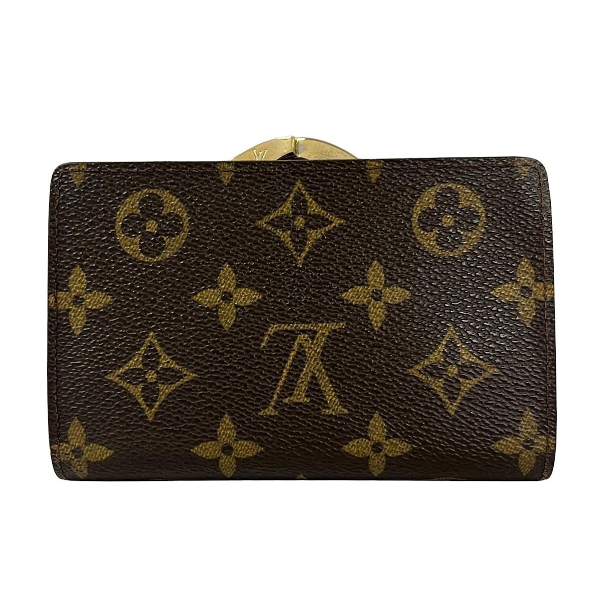 Louis Vuitton Bifold Wallet Monogram Porte Monet Viet Viennois Leather — view 2