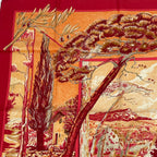 Hermes Promenade Au Pays de Cezanne's Country Carre 90 Silk Scarf — view 2