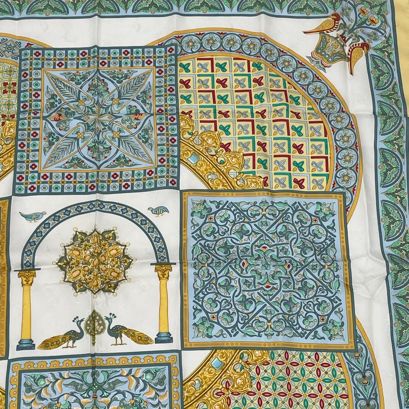 Hermes Scarf Carre 90 Ciels Byzantins Byzantine Sky Silk Multicolor — view 3