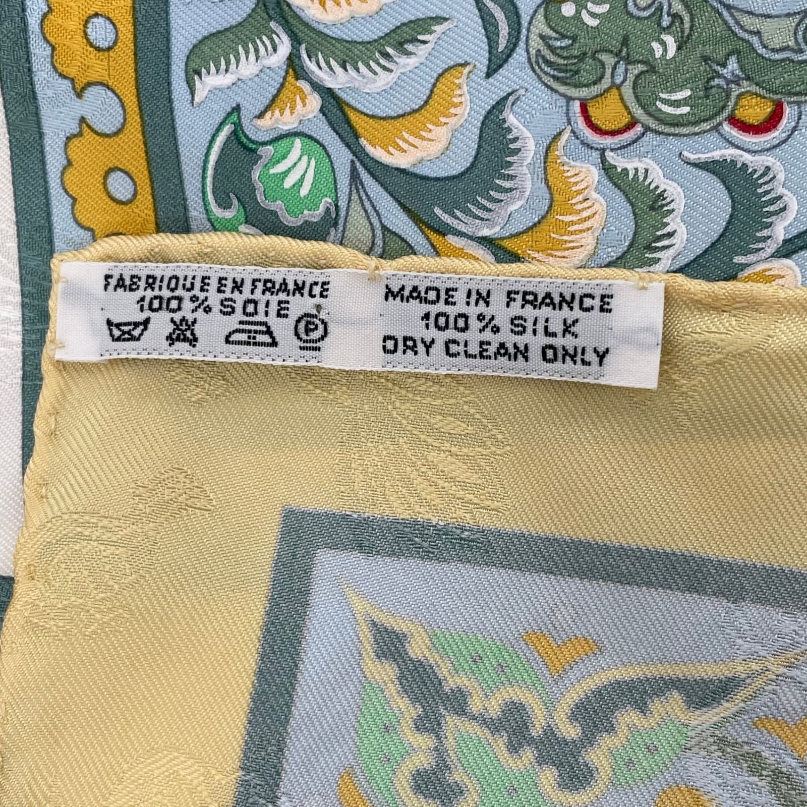 Hermes Scarf Carre 90 Ciels Byzantins Byzantine Sky Silk Multicolor — view 9