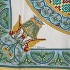 Hermes Scarf Carre 90 Ciels Byzantins Byzantine Sky Silk Multicolor — view 7