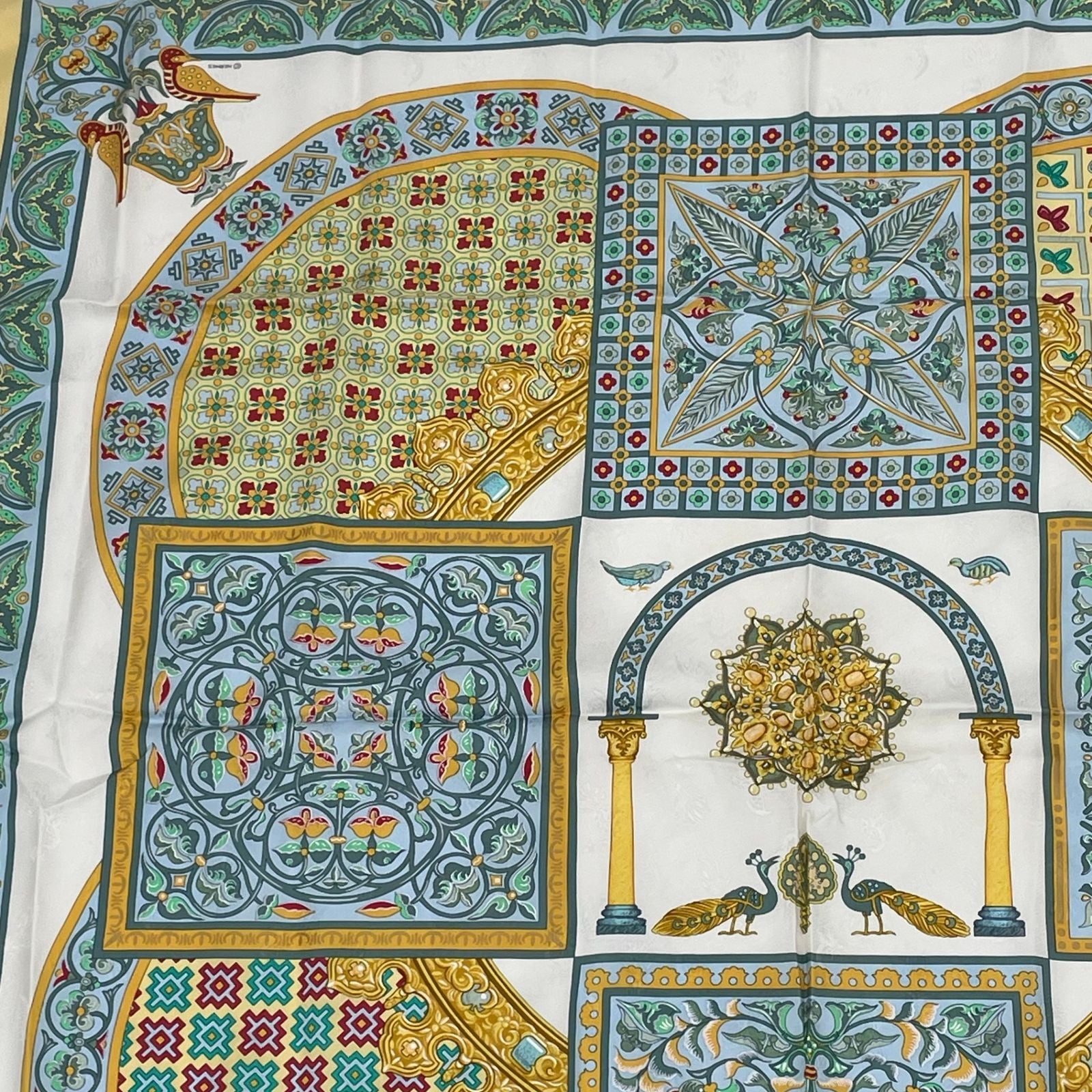 Hermes Scarf Carre 90 Ciels Byzantins Byzantine Sky Silk Multicolor — view 2
