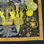 Hermes Carre 90 les Legendes de L'arbre Wood Legends Scarf Black — view 5