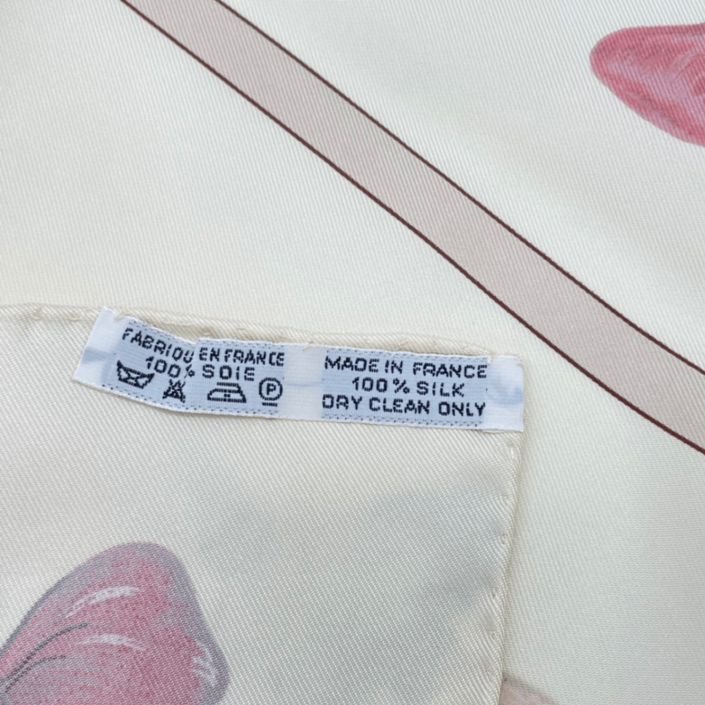 Hermes Carre 90 Silk Scarf la Danse Ballerina Beige — view 7