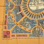 Hermes Scarf Carre 90 Polyfill Dream Yellow — view 4