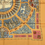 Hermes Scarf Carre 90 Polyfill Dream Yellow — view 5