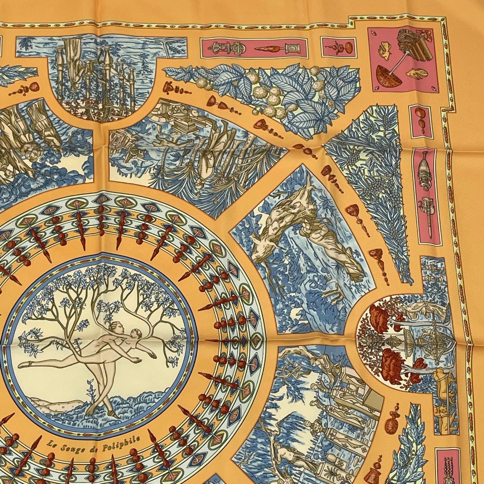 Hermes Scarf Carre 90 Polyfill Dream Yellow — view 3