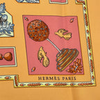 Hermes Scarf Carre 90 Polyfill Dream Yellow — view 6